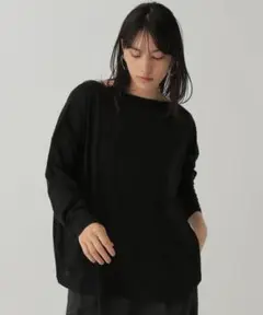 9月末まで　ベールロングスリーブT　ブラック