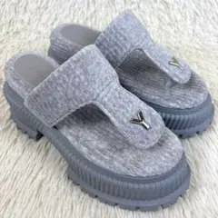 美品 イエロー YELLO 厚底 サンダルのサムネイル