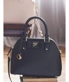 【チャーム付き・2way】オペラリボンハーフムーンバッグ