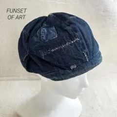 FUNSET OF ART パッチワークベレー帽　バンドメイド