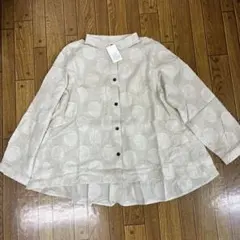 Orla Kiely 長袖 ブラウス クリーム - メルカリ