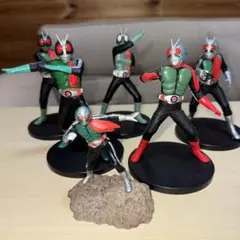 仮面ライダー フィギュア 5体セット　バンプレスト
