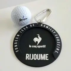 ルコックスポルティフ パッティングディスク ネームタグ 黒 ブラック 新品未使用のサムネイル