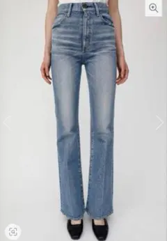 MOUSSY ブーツカットデニム ライトブルー