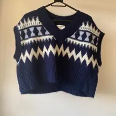 CIAOPANIC TYPY ネイビー ニットベスト サイズONE