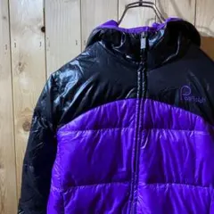 ss3570 PenField ダウンジャケット 黒 紫 L レディースのサムネイル