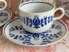 希少　オールドノリタケ　北欧風カップ＆ソーサー６客