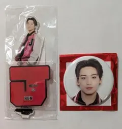 ラポスタ2023　川尻蓮　JO1 アクリルスタンド　缶バッジ