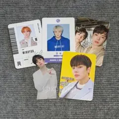 MONSTA X ミニョク トレカセット MONSTAX ミニョク トレカ 4枚 まとめ売り - メルカリ