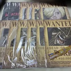 折らずに発送ONEPIECE 手配書ポスター12枚+その他22点のサムネイル
