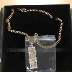 非売品未使用 斎藤一人まるかん  ラインストーンネックレス（ゴールド・シルバー） 残り僅か 斎藤一人さん ペンダント ゴールド大の通販 by まつの