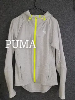 PUMA スポーツ シャツ グレー ニットジャケット カーディガンのサムネイル