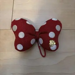 ディズニー　ミニー　リボン　ヘアゴム