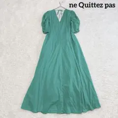 未使用級　ヌキテパ　グリーン　ストライプマキシワンピース　Mサイズ　完売サイズ 2025年最新】ヌキテパ ワンピース ストライプの人気アイテム - メルカリ