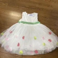 Alice Magic ドレス 140cm ホワイト 花びらのサムネイル