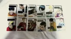 ハイキュー！！ ファンパーク 箔押しクリアカード セット 影山飛雄他