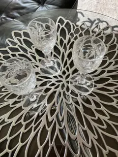 クリスタルガラス ワイングラス 3個セット