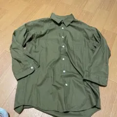 URBAN RESEARCH DOORS オリーブ長袖シャツ