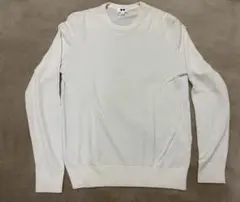 ユニクロ エクストラファインメリノクルーネックセーター M