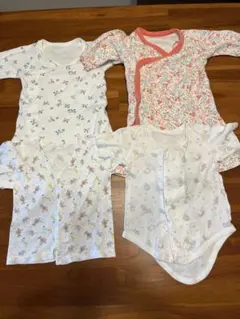 Combi mini コンビミニ ワンタッチ肌着　ラップドレス