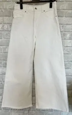 H＆M★ワイドデニム 裾切りっぱなし