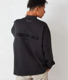 FEAR OF GOD ESSENTIALS 長袖Tシャツ 黒