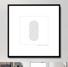 【 Bauhaus - 作品03-1】 額装品・500×500mm／マット仕様 Bauhaus - 作品03-1】 500×500mm額はなし - メルカリ
