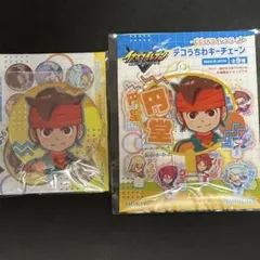 イナズマイレブン ビビッドライン 缶バッジ デコうちわキーチェーン