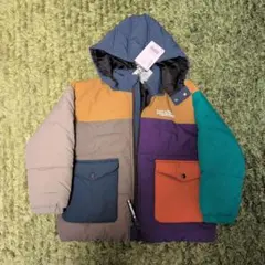 新品　BREEZE　中綿　アウター レインボーカラー　120