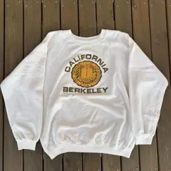 希少 80s California Berkeley ラグランスウェット USA