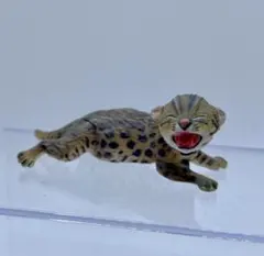 チョコQ 日本の動物 第10弾 ツシマヤマネコ(仔)【海洋堂】ブック有のサムネイル