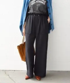 SHIPS any〈ウォッシャブル〉 セミ ワイド パンツ