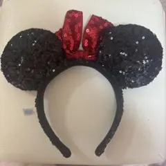 ミニーマウス スパンコールカチューシャ ディズニー