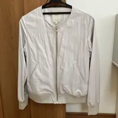 【タグ付き美品】ビーミングバイビームス ノーカラージップ　ブルゾン