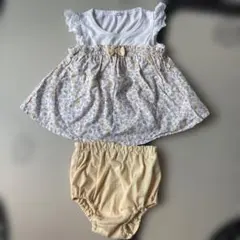 ベビー服 ワンピース ブルマ セット 花柄のサムネイル