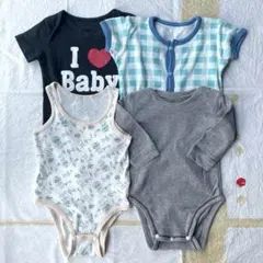 【4点まとめ売り】ロンパース／保育園着／70