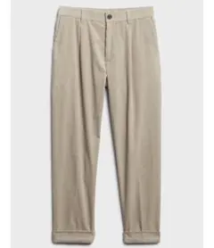 バナナパブリック　リラックステーパードフィット コーデュロイクロップドパンツ