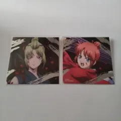 新劇場版 銀魂 吉原大炎上 フェア特典 箔押しスクエアカード 神楽 月詠