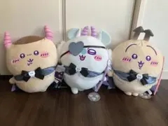 ちいかわあくまなBIG ぬいぐるみ 3体セット モモンガ くりまんじゅう うさぎ