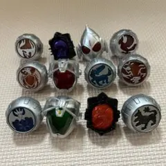 仮面ライダー ウィザード　リング12個セット