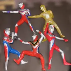 ウルトラマン ソフビ フィギュア 5体セット　まとめ売り