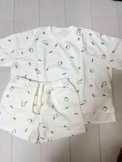 SNOOPYホワイトプリント柄ルームウェアセット
