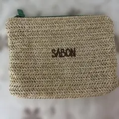 SABON サボン ポーチ ストロー素材のサムネイル