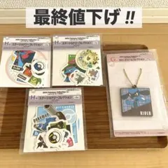 一番くじ ポケモン G賞 ラバーチャーム＆H賞 ステッカー
