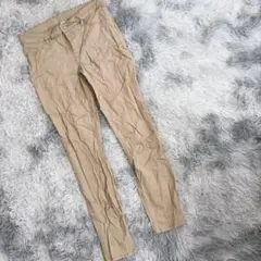 H&M 【29】ベージュ スキニーパンツ ストレッチ　アンクル丈