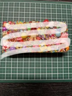 デコ小物ケース　ハンドメイド　お薬ケース