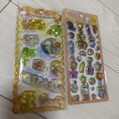 国内正規品　なっとうちゃん シール　ウォーターシール　ぷくきらシール