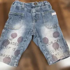 デニムドット　半ズボン110㎝　ブランシェス