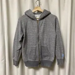 Orcival グレー フルジップ フード付きパーカー サイズ1