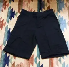 ダークブルー ショートパンツ ロールアップ